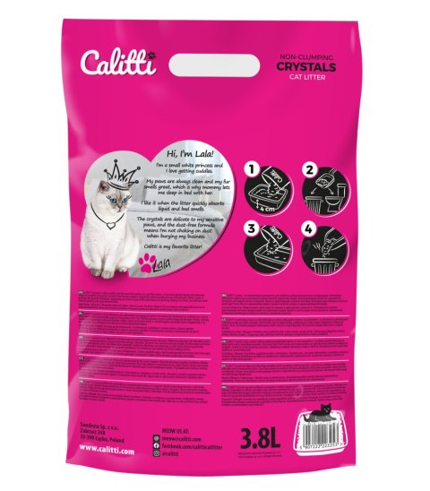 CALITTI Crystals - żwirek silikonowy dla kota - 3,8l CALITTI Crystals - żwirek silikonowy dla kota - 3,8l