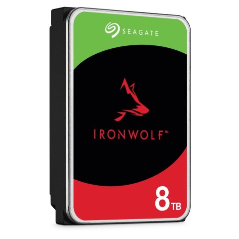 Dysk HDD Seagate IronWolf ST8000VN004 (8 TB ; 3.5"; 256 MB; 7200 obr/min) Dysk HDD Seagate IronWolf ST8000VN004 (8 TB ; 3.5"; 256 MB; 7200 obr/min)