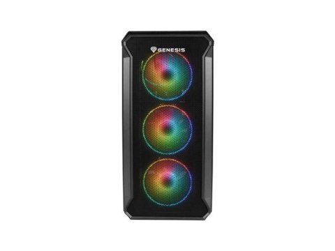 Obudowa NATEC Genesis Irid 503 ARGB NPC-1559 (Micro ATX, Mini ITX; kolor czarny) Obudowa NATEC Genesis Irid 503 ARGB NPC-1559 (Micro ATX, Mini ITX; kolor czarny)