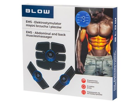 BLOW MASAŻER ELEKTROSTYMULATOR EMS MIĘŚNI BRZUCHA BLOW MASAŻER ELEKTROSTYMULATOR EMS MIĘŚNI BRZUCHA