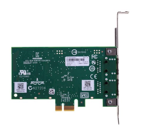 Broadcom karta sieciowa BCM5720-2P 2x 1GbE RJ45 PCIe NIC 2.0 x1 Broadcom karta sieciowa BCM5720-2P 2x 1GbE RJ45 PCIe NIC 2.0 x1