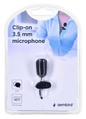GEMBIRD MIKROFON MIC-C-01 CLIP-ON 3.5MM CZARNY