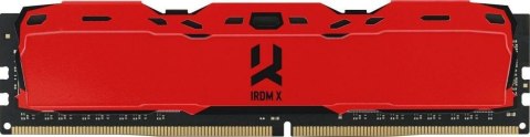 GOODRAM DDR4 16GB PC4-25600 (3200MHz) 16-20-20 IRDM X RED 1024x8 GOODRAM DDR4 16GB PC4-25600 (3200MHz) 16-20-20 IRDM X RED 1024x8