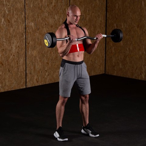 Przyrząd do ćwiczenia mięśni bicepsów-Arm blaster czerwony HMS ABX02 Przyrząd do ćwiczenia mięśni bicepsów-Arm blaster czerwony HMS ABX02