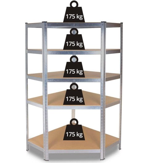 REGAŁ MAGAZYNOWY NAROŻNY METALOWY GC9040 40cm REGAŁ MAGAZYNOWY NAROŻNY METALOWY GC9040 40cm