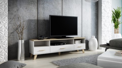 RTV LOTTA 180 3S3K biały+ dąb sonoma RTV LOTTA 180 3S3K biały+ dąb sonoma