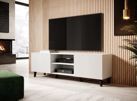Szafka RTV PAFOS 150x40x52 biały mat Szafka RTV PAFOS 150x40x52 biały mat