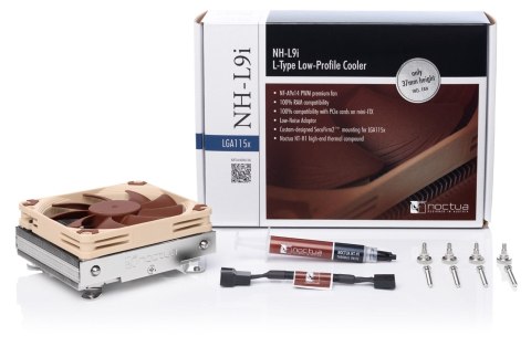 Chłodzenie CPU NOCTUA NH-L9i Intel Low Profile 37mm Chłodzenie CPU NOCTUA NH-L9i Intel Low Profile 37mm