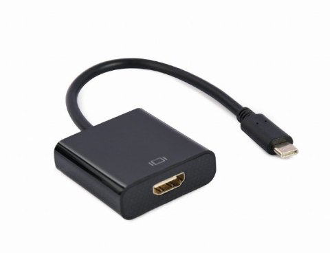 GEMBIRD ADAPTER NA KABLU USB TYP-C DO HDMI 4K 60HZ, 15CM, CZARNY GEMBIRD ADAPTER NA KABLU USB TYP-C DO HDMI 4K 60HZ, 15CM, CZARNY