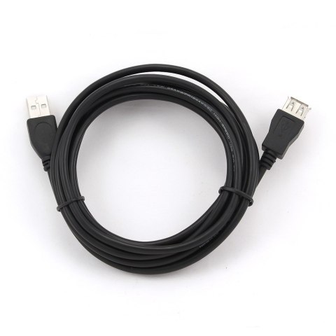 Kabel GEMBIRD CCP-USB2-AMAF-10 (USB 2.0 typu A F - USB 2.0 typu A M; 3m; kolor czarny) Kabel GEMBIRD CCP-USB2-AMAF-10 (USB 2.0 typu A F - USB 2.0 typu A M; 3m; kolor czarny)