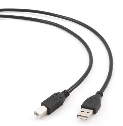 Kabel GEMBIRD CCP-USB2-AMBM-6 (USB 2.0 typu A M - USB 2.0 typu B M; 1,8m; kolor czarny) Kabel GEMBIRD CCP-USB2-AMBM-6 (USB 2.0 typu A M - USB 2.0 typu B M; 1,8m; kolor czarny)