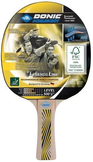 Rakietka, paletka do ping ponga, tenisa DonicLegends 500 FSC Rakietka, paletka do ping ponga, tenisa DonicLegends 500 FSC