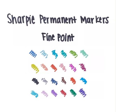 Sharpie-marker Fine czerwony Sharpie-marker Fine czerwony