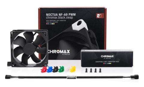 Wentylator NOCTUA 120mm NF-A9 PWM Chromax Black Swap Colors Wentylator NOCTUA 120mm NF-A9 PWM Chromax Black Swap Colors