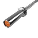 Gryf olimpijski prosty 8.3kg/ 1200mm z zaciskami Lock Jaw HMS GO160