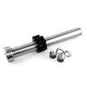 Gryf olimpijski prosty 8.3kg/ 1200mm z zaciskami Lock Jaw HMS GO160