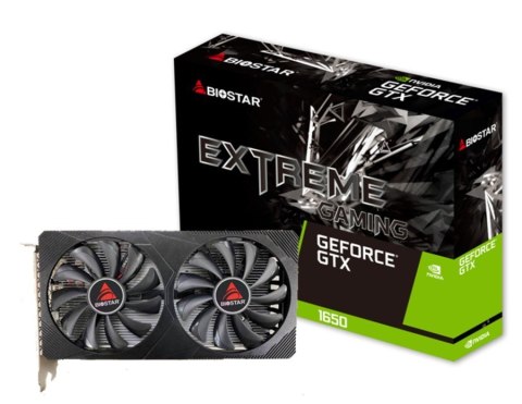 Karta graficzna BIOSTAR GeForce GTX 1650 4GB D6 Karta graficzna BIOSTAR GeForce GTX 1650 4GB D6