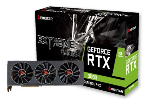 Karta graficzna BIOSTAR GeForce RTX 3080 10GB Karta graficzna BIOSTAR GeForce RTX 3080 10GB