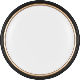 Nowoczesny plafon sufitowy LED Activejet VERDI B/G Czarno - Złoty 23W