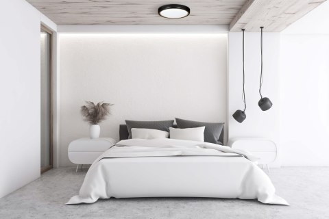 Nowoczesny plafon sufitowy LED Activejet VERDI B/G Czarno - Złoty 23W Nowoczesny plafon sufitowy LED Activejet VERDI B/G Czarno - Złoty 23W