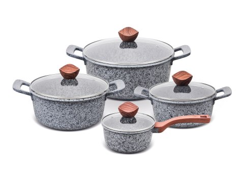 PROMIS ZESTAW GARNKÓW GRANITE, RONDEL 16 CM,GARNKI PROMIS ZESTAW GARNKÓW GRANITE, RONDEL 16 CM,GARNKI