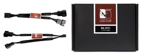 Rozgałęziacz Y NOCTUA NA-SYC1 2 szt. dla 4-Pin PWM Rozgałęziacz Y NOCTUA NA-SYC1 2 szt. dla 4-Pin PWM