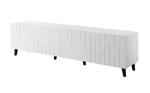Szafka RTV BARI 200x42x52 biały mat Szafka RTV BARI 200x42x52 biały mat