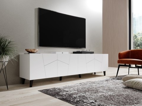 Szafka RTV ETNA 200x42x52 biały mat Szafka RTV ETNA 200x42x52 biały mat