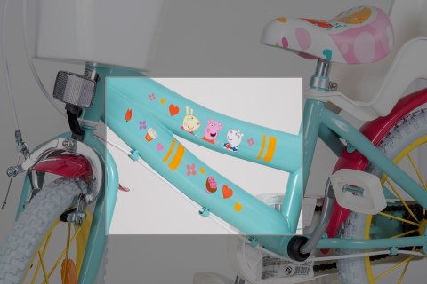 Toimsa-Rower dzieciecy 16" Swinka Peppa zielony Toimsa-Rower dzieciecy 16" Swinka Peppa zielony