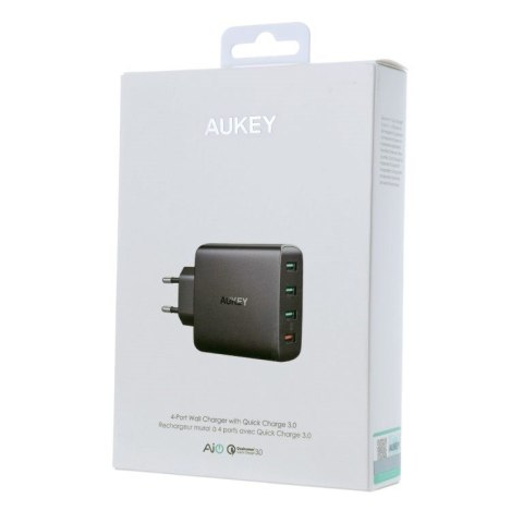 AUKEY 4XUSB ŁADOWARKA SIECIOWA PA-T18 BLACK AUKEY 4XUSB ŁADOWARKA SIECIOWA PA-T18 BLACK