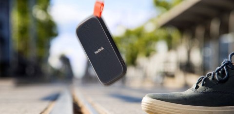 Dysk zewnętrzny SSD SanDisk Portable (480GB; USB 3.2; 520 MB/s; SDSSDE30-480G-G25) Dysk zewnętrzny SSD SanDisk Portable (480GB; USB 3.2; 520 MB/s; SDSSDE30-480G-G25)