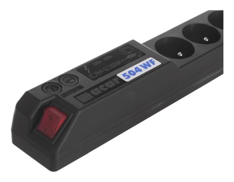 Listwa zasilająca HSK DATA ALP-ACAR504WF---0N (5 x UTE; 10 A; 1,5m; kolor czarny) Listwa zasilająca HSK DATA ALP-ACAR504WF---0N (5 x UTE; 10 A; 1,5m; kolor czarny)