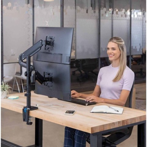 Fellowes Ergonomia ramię na 2 monitory pionowe - seria Platinum Fellowes Ergonomia ramię na 2 monitory pionowe - seria Platinum
