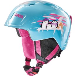 Kask narciarski dziecięcy Uvex Manic Penguin miętowy 46-50