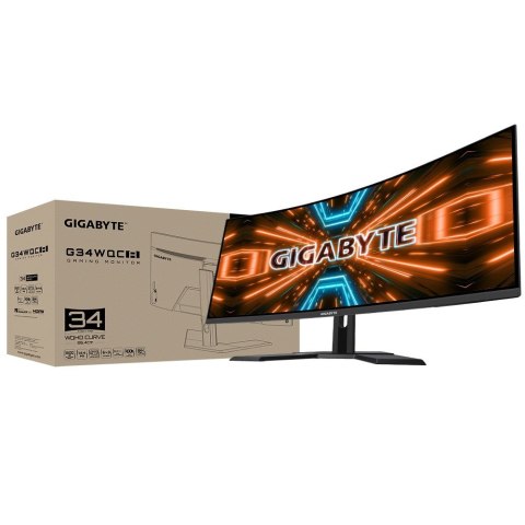 MONITOR GIGABYTE LED 34" G34WQC A 144Hz MONITOR GIGABYTE LED 34" G34WQC A 144Hz