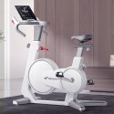 Rower spinningowy MERACH SWAN, bluetooth&app, 32 poziomy oporu, biały (WYPRZEDAŻ)