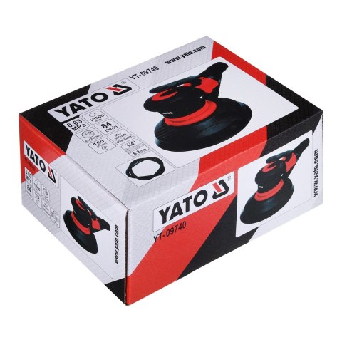 Szlifierka pneumat. minośrodowa 5mm YATO YT-09740 Szlifierka pneumat. minośrodowa 5mm YATO YT-09740