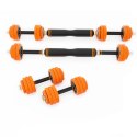Zestaw ciężarów 6w1 HMS SGZ215 (sztanga, sztangielki i kettlebell) w walizce 15kg