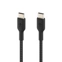 BELKIN KABEL USB-C - USB-C 2.0, OPLOT, 1M, CZARNY