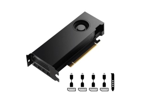 Karta graficzna PNY NVIDIA RTX 4000 SFF Ada Generation, 20 GB GDDR6 160-bit, PCIe 4.0 x16, Dual Slot, 4x Mini DP 1.4a, LP - ATX Karta graficzna PNY NVIDIA RTX 4000 SFF Ada Generation, 20 GB GDDR6 160-bit, PCIe 4.0 x16, Dual Slot, 4x Mini DP 1.4a, LP - ATX