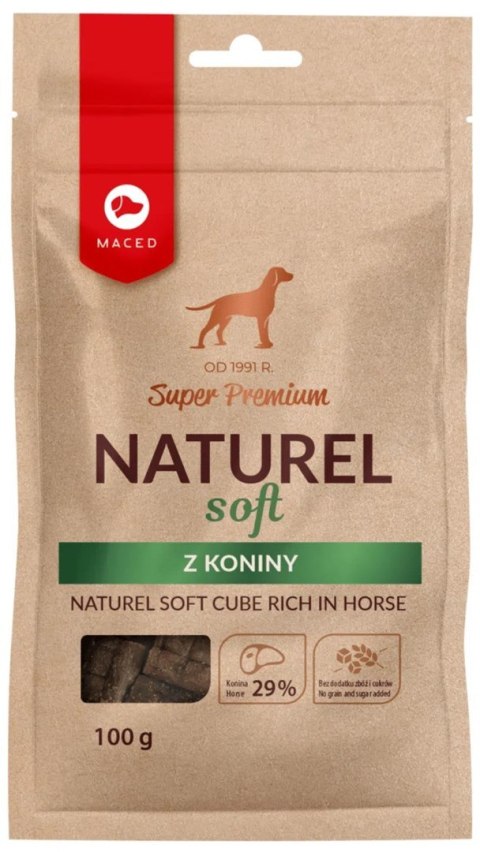 MACED Naturel Soft z Koniny - przysmak dla psa - 100 g MACED Naturel Soft z Koniny - przysmak dla psa - 100 g