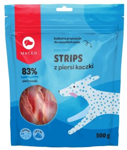 MACED Strips z piersi kaczki - przysmak dla psa - 500g