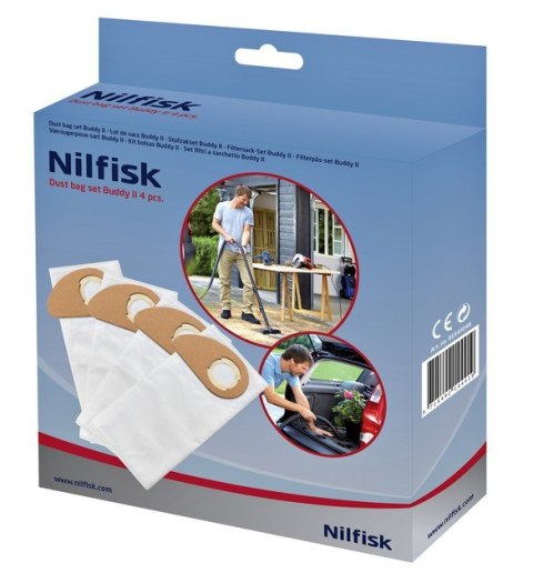 NILFISK Worki do odkurzaczy BUDDY II 12/18L 4szt NILFISK Worki do odkurzaczy BUDDY II 12/18L 4szt