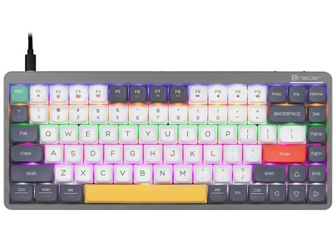 TRACER KLAWIATURA FINA 84 GREY OUTEMU RED SWITCH TRACER KLAWIATURA FINA 84 GREY OUTEMU RED SWITCH