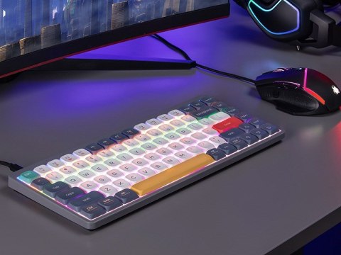 TRACER KLAWIATURA FINA 84 GREY OUTEMU RED SWITCH TRACER KLAWIATURA FINA 84 GREY OUTEMU RED SWITCH