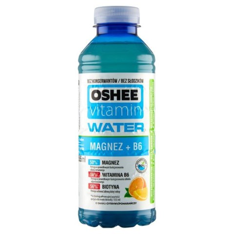 OSHEE VITAMIN WATER MAGNES. CYTRYNA/POMARAŃCZA 555 ML OSHEE VITAMIN WATER MAGNES. CYTRYNA/POMARAŃCZA 555 ML