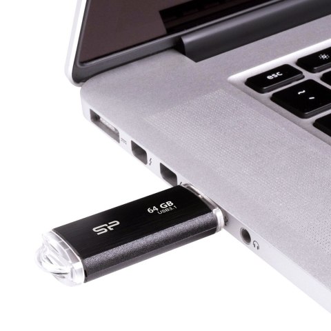 Pendrive Silicon Power Blaze B02 64GB USB 3.1 kolor czarny (SP064GBUF3B02V1K) Pendrive Silicon Power Blaze B02 64GB USB 3.1 kolor czarny (SP064GBUF3B02V1K)