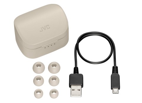 Słuchawki JVC HAA-11TTNE (douszne, TWS, bluetooth, taupe) Słuchawki JVC HAA-11TTNE (douszne, TWS, bluetooth, taupe)