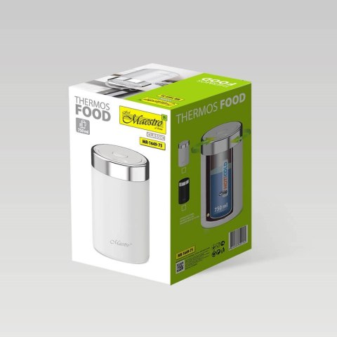Termos obiadowy MAESTRO MR-1649-75-WHITE Termos obiadowy MAESTRO MR-1649-75-WHITE