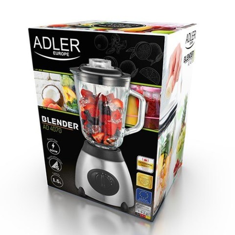 Blender kielichowy Adler AD 4070 (600W; kolor czarny) Blender kielichowy Adler AD 4070 (600W; kolor czarny)